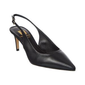 M By Bruno Magli Rima Leather Slingback Pump, Black